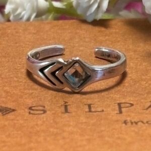 Retired Silpada 925 Sterling Midi/Pinky/Toe Ring O1283